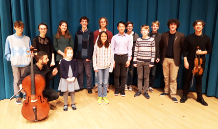 Winners of the East Anglian Young Composers competition